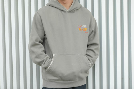 3W1561D缝线装饰帽衫卫衣 商品图1