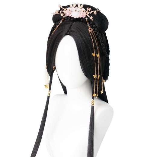 古风整顶假发少女魏晋汉服古装造型中分全头套 商品图4