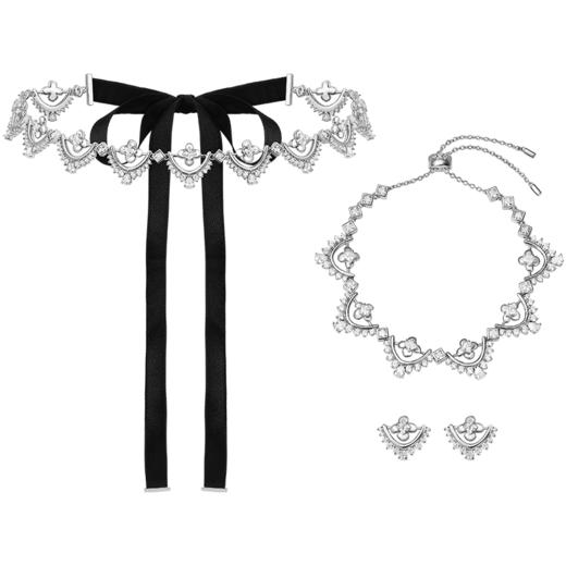 【SVIP积分兑换】ZEGL设计师高奢系列轻奢项链女锁骨链手链耳钉银针秋冬耳饰品套装 商品图6