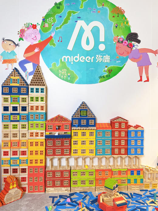 mideer弥鹿拼装积木 阿基米德建筑男女孩3岁幼儿益智儿童玩具礼物 商品图4