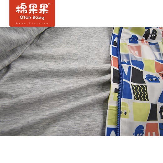 商场同款棉果果春季男童印花连帽风衣M112100322091 商品图4