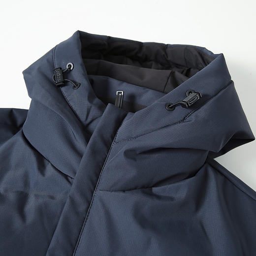 YvesFigarau伊夫·费嘉罗冬季厚款商务休闲保暖连帽羽绒服924277 商品图7