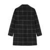 太平鸟男装 秋冬新款韩版修身格纹毛呢大衣B1AAB4204 商品缩略图1
