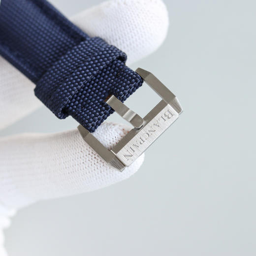 TW新力作 宝珀五十寻系列，5054-1110-B52A。压轴巨献，大三针夜光设计，直径43毫米！搭载6654.P自动机械机芯，具备星期显示，日期显示。月份显示，年份显示，月相显示 商品图1