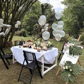 户外小预算布置