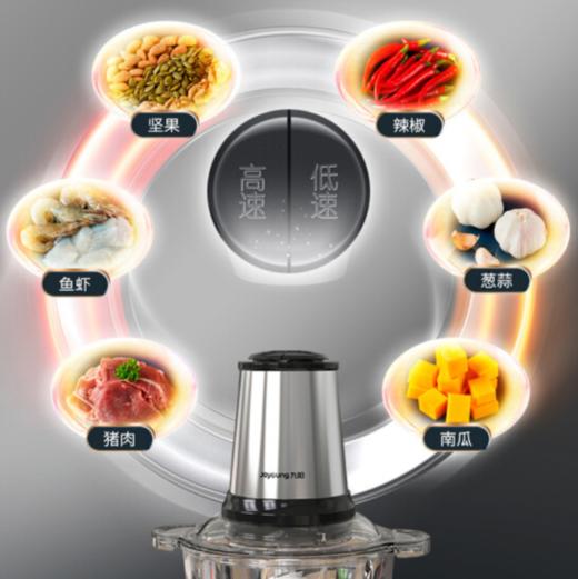 九阳S20-LA750 绞肉机家用电动多功能不锈钢小型碎肉料理搅拌机饺子馅辅食机 商品图4