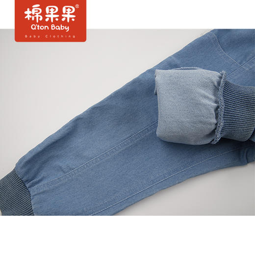 商场同款棉果果春季男童弹力梭织长裤裤子M112200222094 商品图3