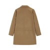太平鸟男装卡其色毛呢羊毛大衣中长款外套B1AAB4304 商品缩略图1
