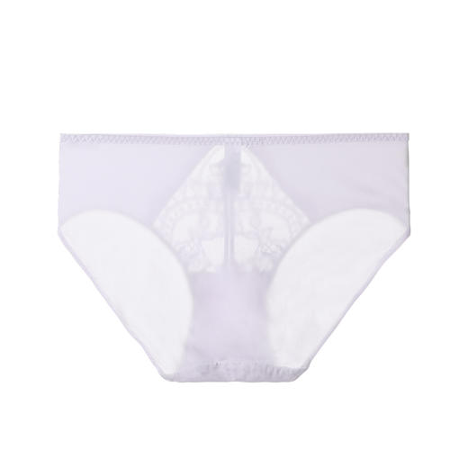 安莉芳蕾丝轻薄透气女士内裤纯棉裆底舒适包臀低腰三角裤E200329 商品图2
