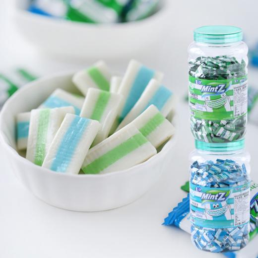 印尼MintZ薄荷味/双重薄荷味软糖（罐装）460g 口味清新 酷爽不停 嚼劲十足 060002/060001 商品图1