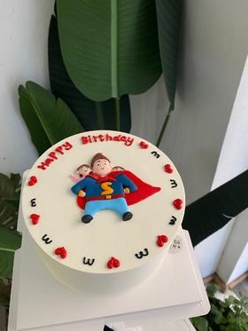 【生日蛋糕】超人爸爸款
