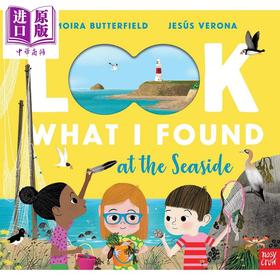 【中商原版】Look What I Found at the Seaside 看看我在海边发现了什么 英文原版 儿童绘本图画书 海洋生物 科普知识百科