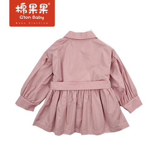 商场同款棉果果春季女童英伦裙式风衣M122100322125 商品图2