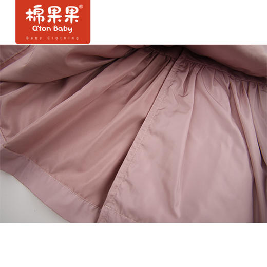 商场同款棉果果春季女童英伦裙式风衣M122100322125 商品图4