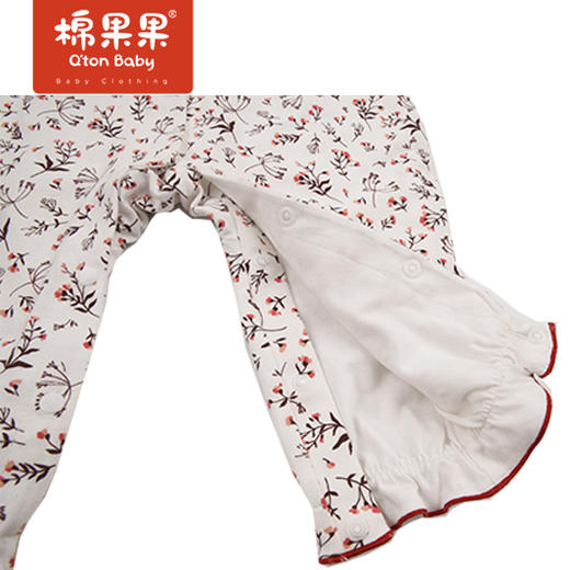 商场同款棉果果春季女童双层对开连体衣连身衣哈衣M124722222120 商品图5
