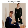Threegun三枪【银匠心系列-100支长绒棉】无痕V领男士保暖内衣套装-23265D021 商品缩略图5
