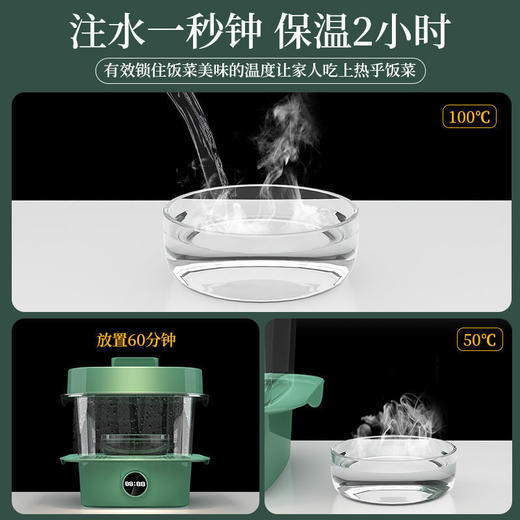 冬季饭菜保温罩菜罩新款家用剩菜收纳盒加热罩菜 商品图3