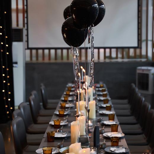 男士黑银色生日布置 商品图2