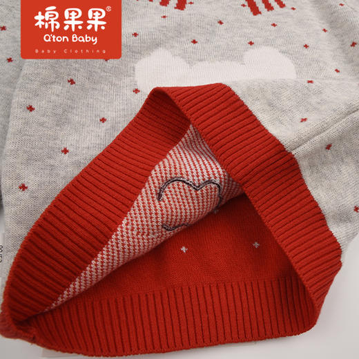 商场同款棉果果春季女童提花套头线衣M122160522104 商品图3
