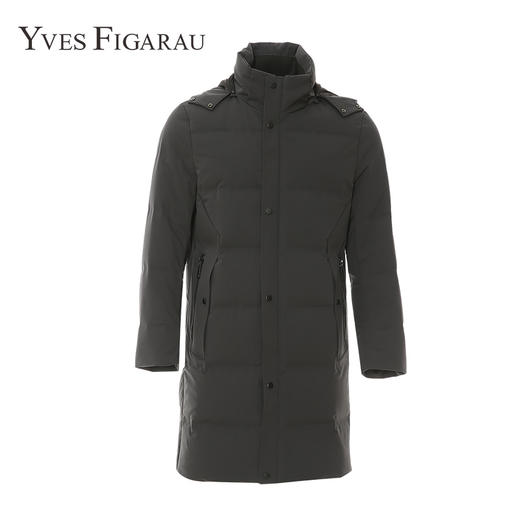 YvesFigarau伊夫·费嘉罗冬季厚款商务休闲保暖长款羽绒服924270 商品图5