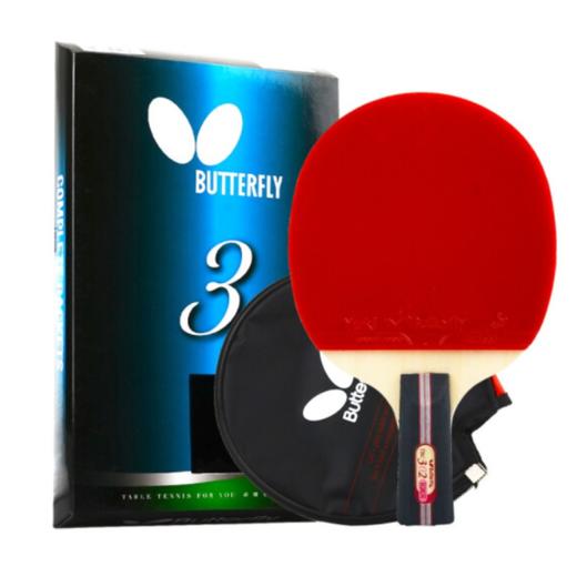 蝴蝶3系列成品乒乓拍TBC-302/301（直/横） 商品图0