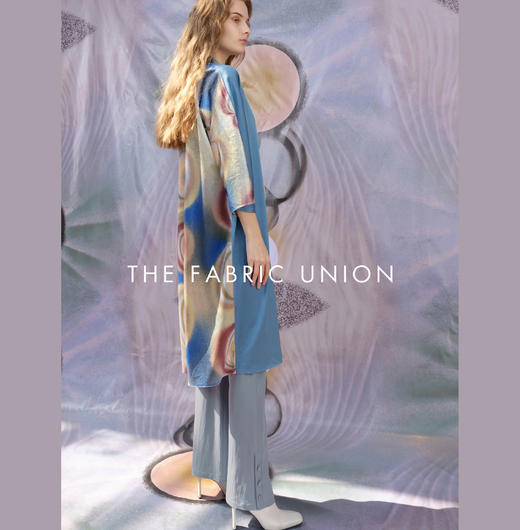 THE FABRIC UNION「Lichtung林中空地」系列天鹅绒印花和风外套 商品图2