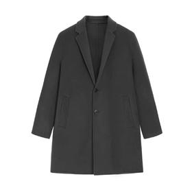 太平鸟男装 2021秋冬新款休闲羊毛毛呢大衣B1AAB4205