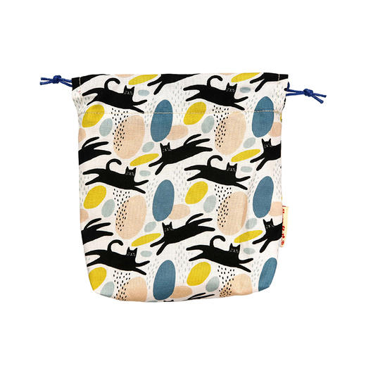 HUJI祤集Tidy收纳袋插画小黑猫 商品图2