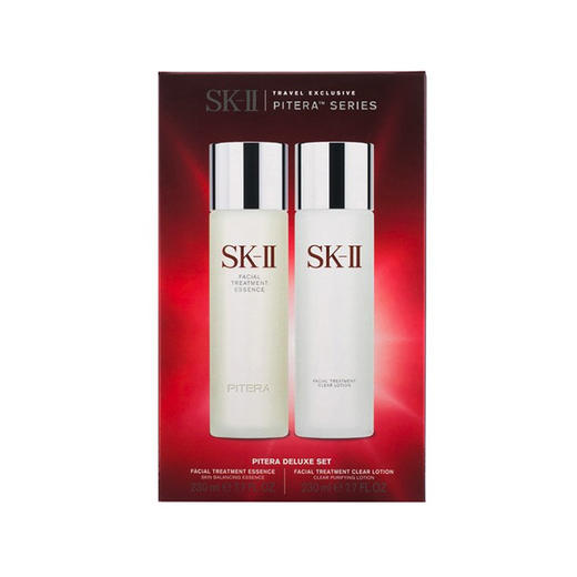SK-II 基础护肤套盒 神仙水 230ML + 嫩肤清莹露 230ML 组合装 商品图1