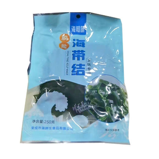 【5.9元/袋】海知味脱盐海带结/海带头250g（0202881/82） 商品图1