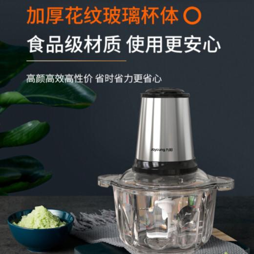 九阳S20-LA750 绞肉机家用电动多功能不锈钢小型碎肉料理搅拌机饺子馅辅食机 商品图2