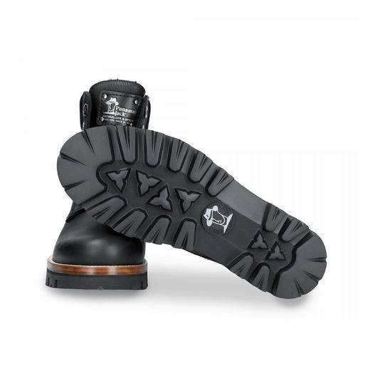 限时特价——西班牙原产羊毛款皮毛一体时尚超舒适男士皮靴MLC1黑色(超轻款 · 高品质纯天然羊毛内衬) 商品图2