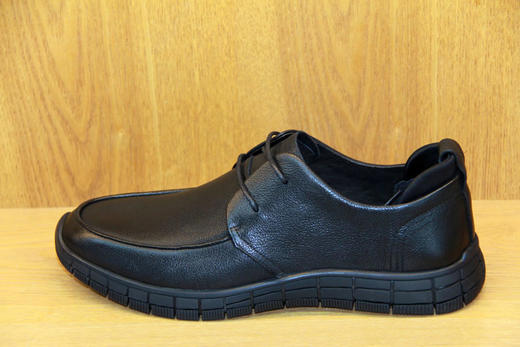 豪行秋款10359950软面舒适系带低帮鞋软底真皮商务休闲皮鞋男鞋 专柜正品 商品图0