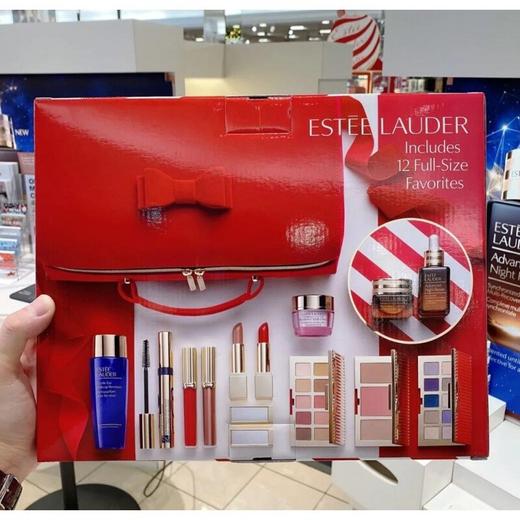 【圣诞限定】ESTEE LAUDER /雅诗兰黛 2020圣诞彩妆大礼包 13件套装（套装多肽/智妍面霜随机） 商品图2