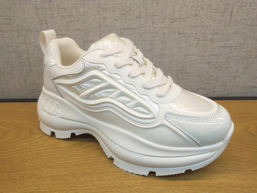 2021秋季新款豪行真皮休闲女鞋21351133厚底运动青春潮鞋正品单鞋 商品图1