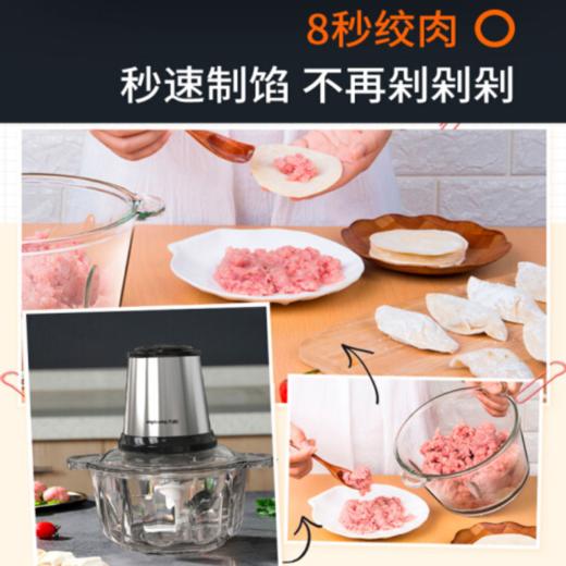 九阳S20-LA750 绞肉机家用电动多功能不锈钢小型碎肉料理搅拌机饺子馅辅食机 商品图3