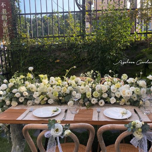 户外小清新森林系生日桌花布置 商品图0