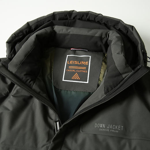 YvesFigarau伊夫·费嘉罗冬季厚款商务休闲保暖连帽长款羽绒服924276 商品图6