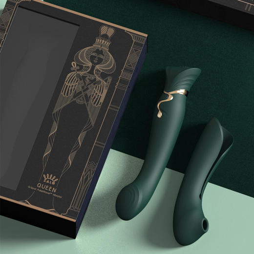 【顺丰包邮】【女王波动棒、一棒两用】ZALO埃及艳后女用高潮器震动双模式G点按摩刺激学生夫妻女用自尉高潮神性工具 商品图5