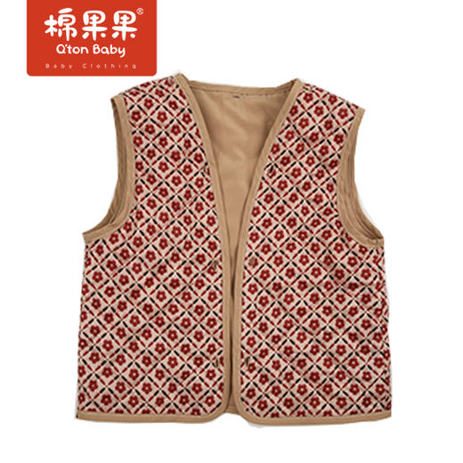 商场同款棉果果春季女童夹棉两件套裙式风衣M122130422112 商品图4