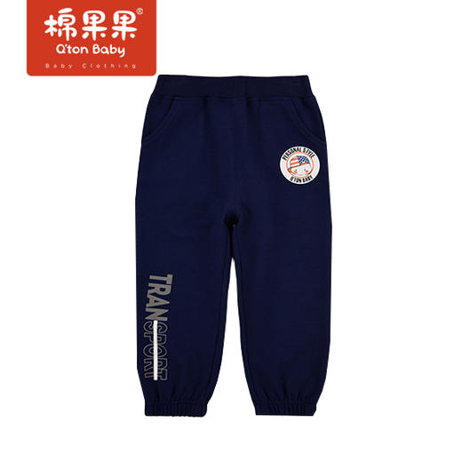 商场同款棉果果春季男童针织运动长裤裤子M112200222076 商品图0