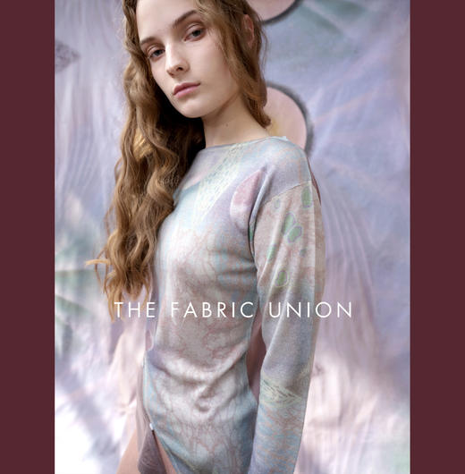 THE FABRIC UNION不规则拼接针织上衣休闲针织修身长裤 商品图2