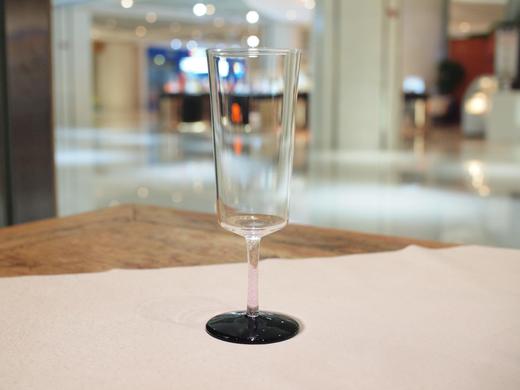 自慢堂玻璃高脚绿茶杯 全手工茶器具 新款高端水晶品茗杯 商品图3