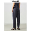 VIMAGE/纬漫纪春季新款职业干练百搭显瘦锥形休闲裤女裤子V1705302 商品缩略图4