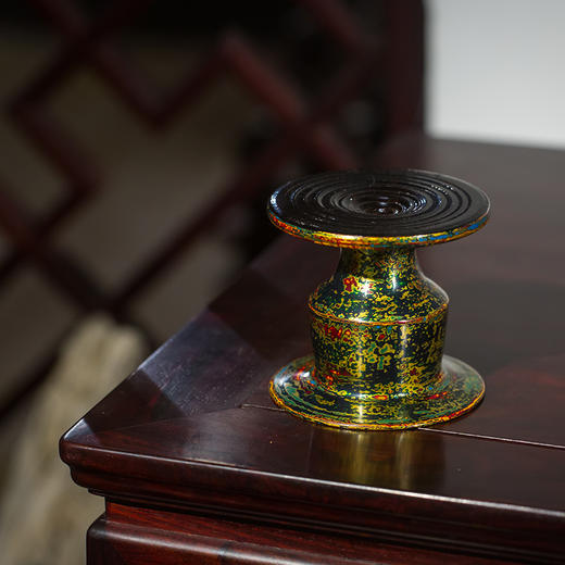 清 仿犀皮漆釉行炉 商品图1