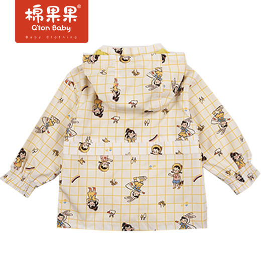 商场同款棉果果春季女童印花连帽风衣M122100422111 商品图2