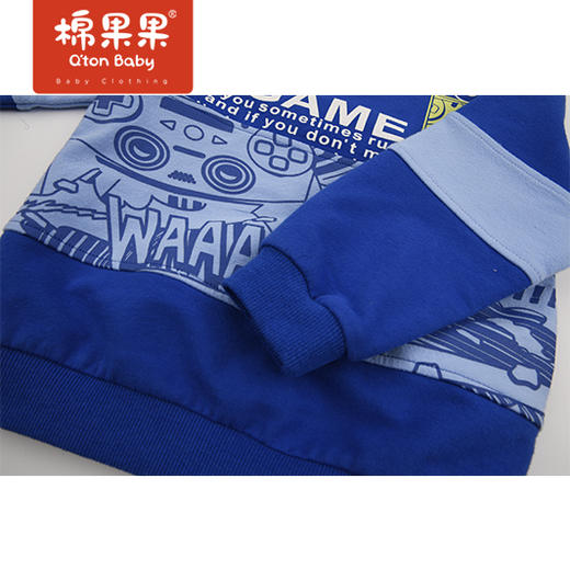 商场同款棉果果春季男童小毛圈圆领套头卫衣M112180222085 商品图2