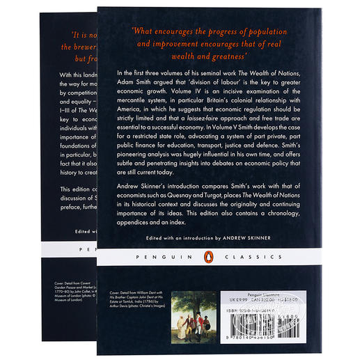 【中商原版】国富论系列 2本套装 The Wealth of Nations Books  英文原版 Adam Smith 商品图1