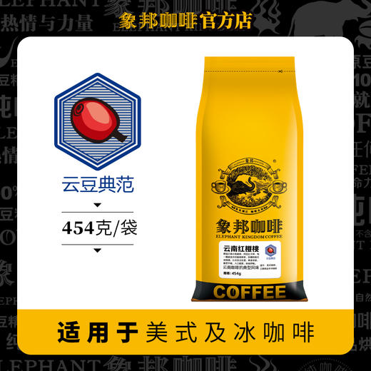 象邦咖啡豆美式纯咖香气馥郁口感柔和颗粒饱满454克(磨粉请备注) 商品图0