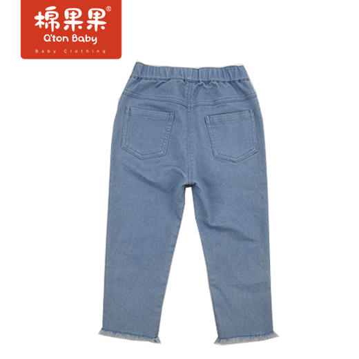 商场同款棉果果春季女童弹力梭织长裤裤子M122200222119 商品图1